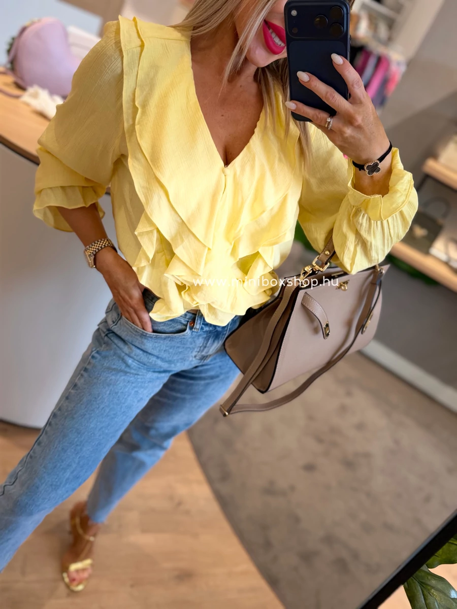 ELLE ing - fodorral - gumis ujjakkal