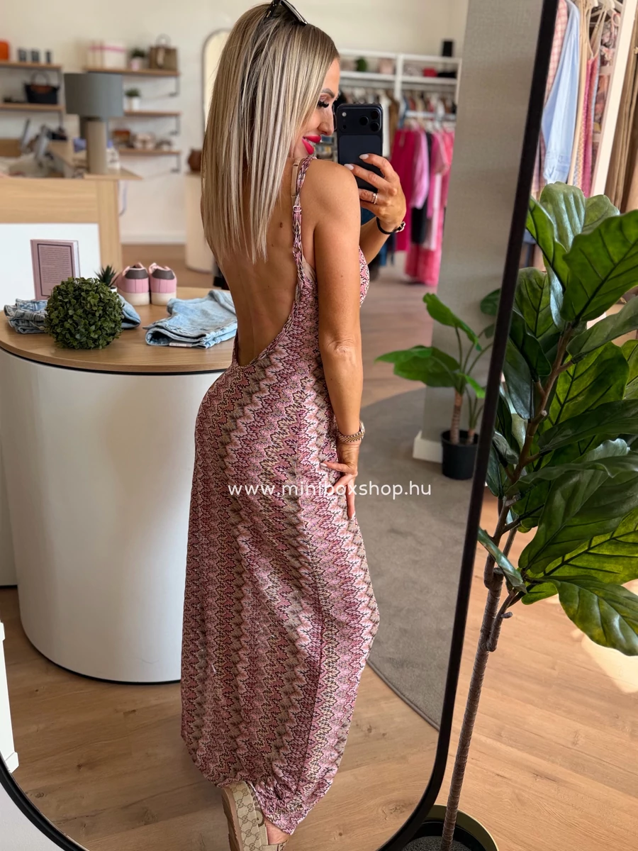 LARISSA hátán dekoltált ruha