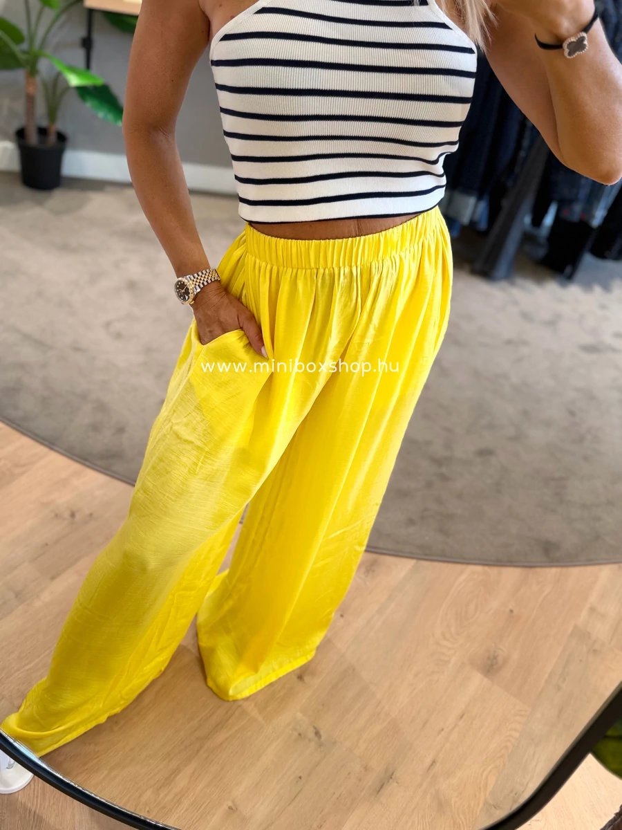 ANI gumis derekú szatèn nadrág