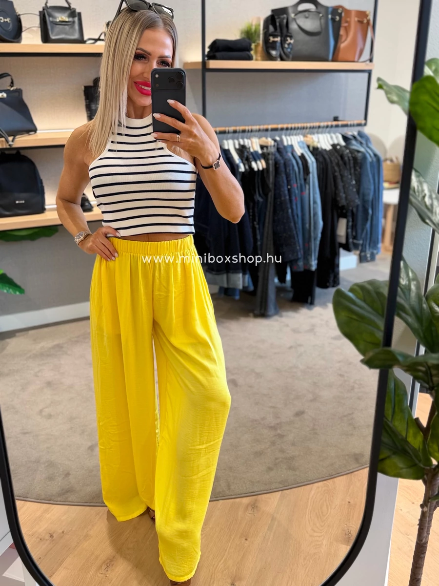 ANI gumis derekú szatèn nadrág