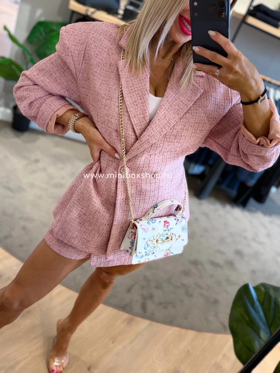 TWEED blézer - szoknyarövidnadrág szett