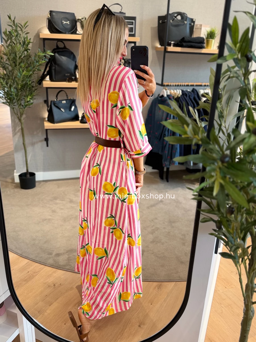 ROSE Lime maxiruha - anyagával megegyező övvel