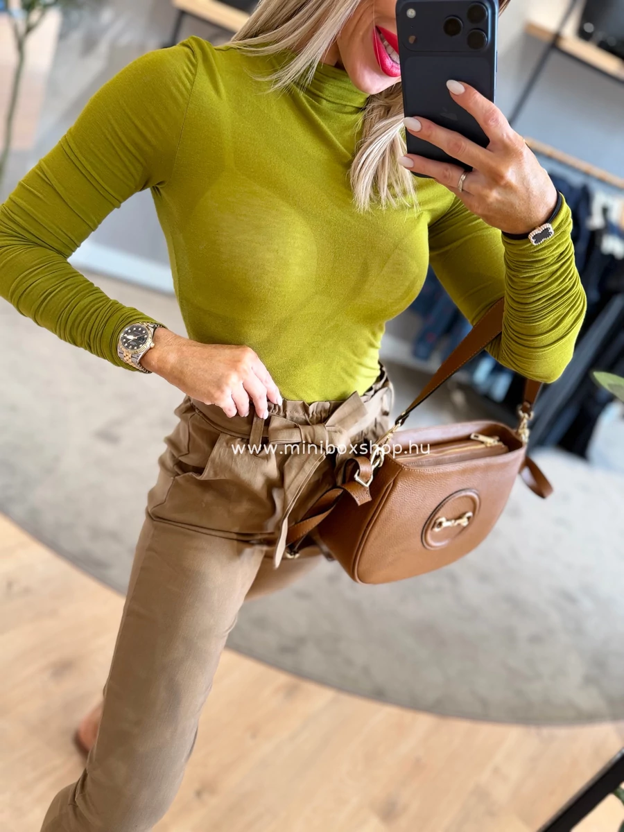 LUMINA testhezálló felső - selyemmel