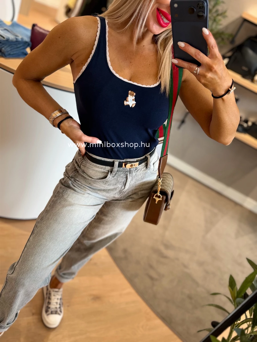 TEDDY atlèta - csipkès szèlekkel