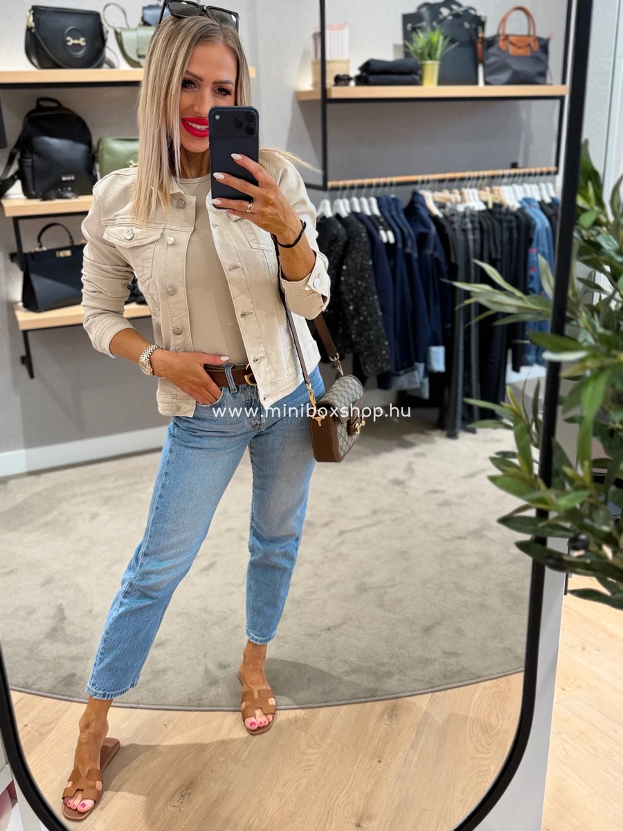 ANNA elasztikus farmerkabát