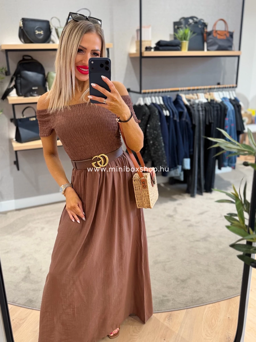 EDDI maxiruha - ejtett gumis vállakkal
