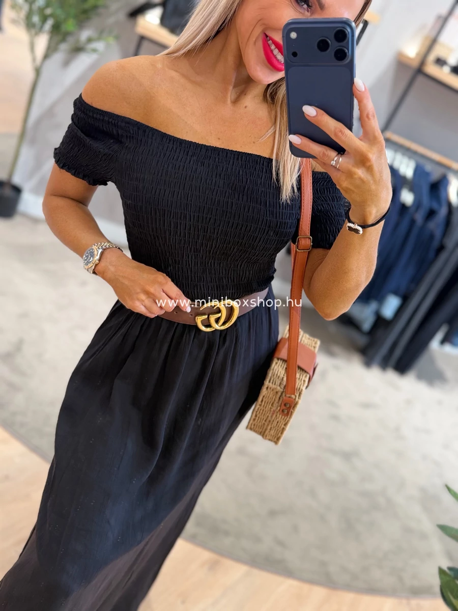 EDDI maxiruha - ejtett gumis vállakkal