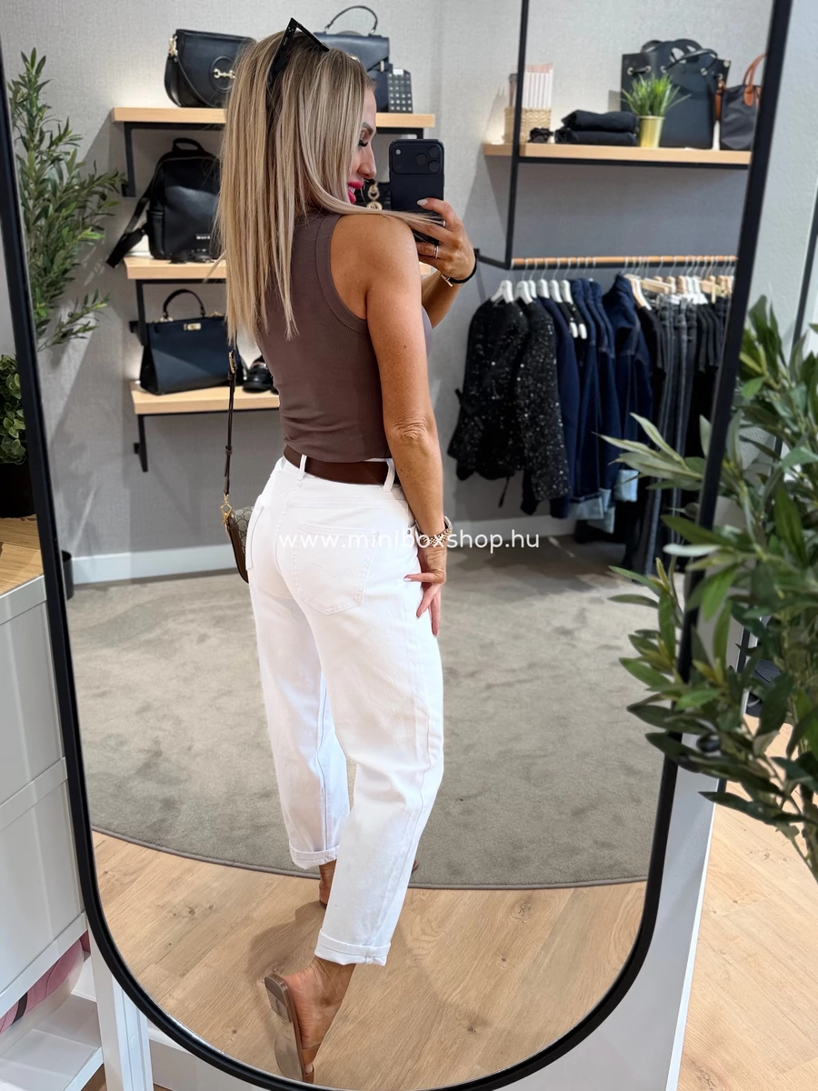 MANNA White MOM farmernadrág