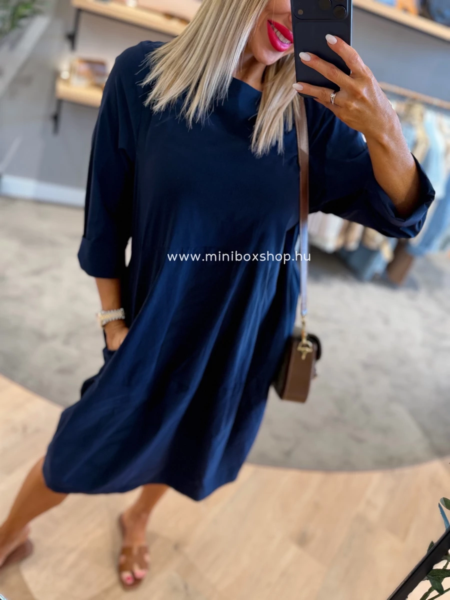 HENDIE oversize ruha - oldalzsebekkel