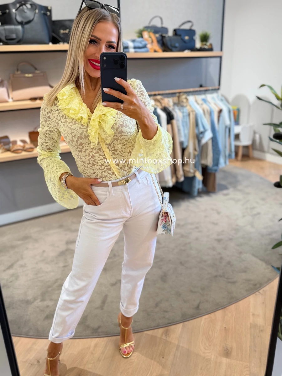 LUMINA puha - csipke kardigánfelső