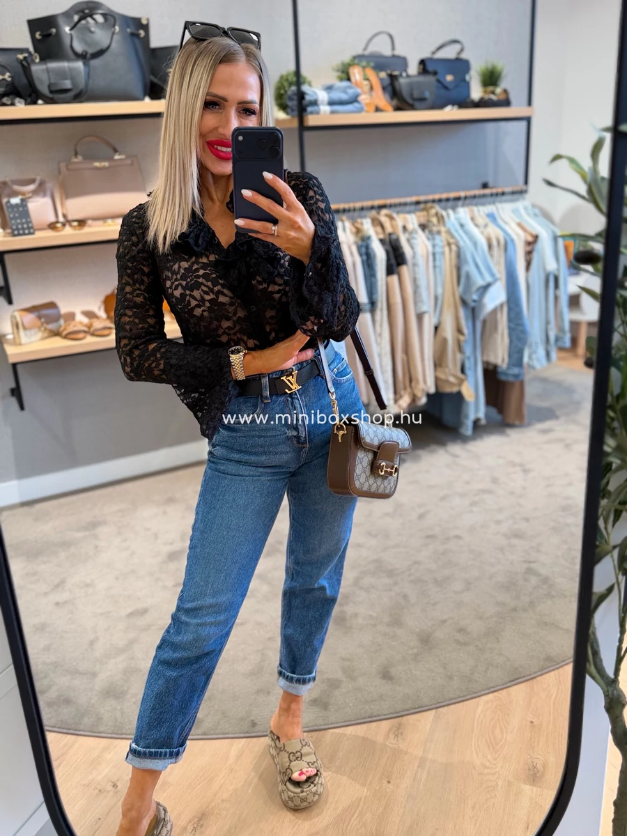 LUMINA puha - csipke kardigánfelső