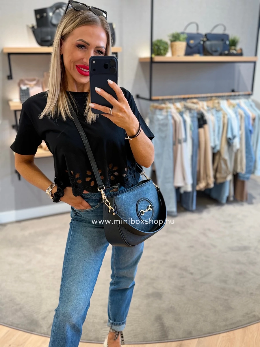 MARGARETA crop pamutfelső