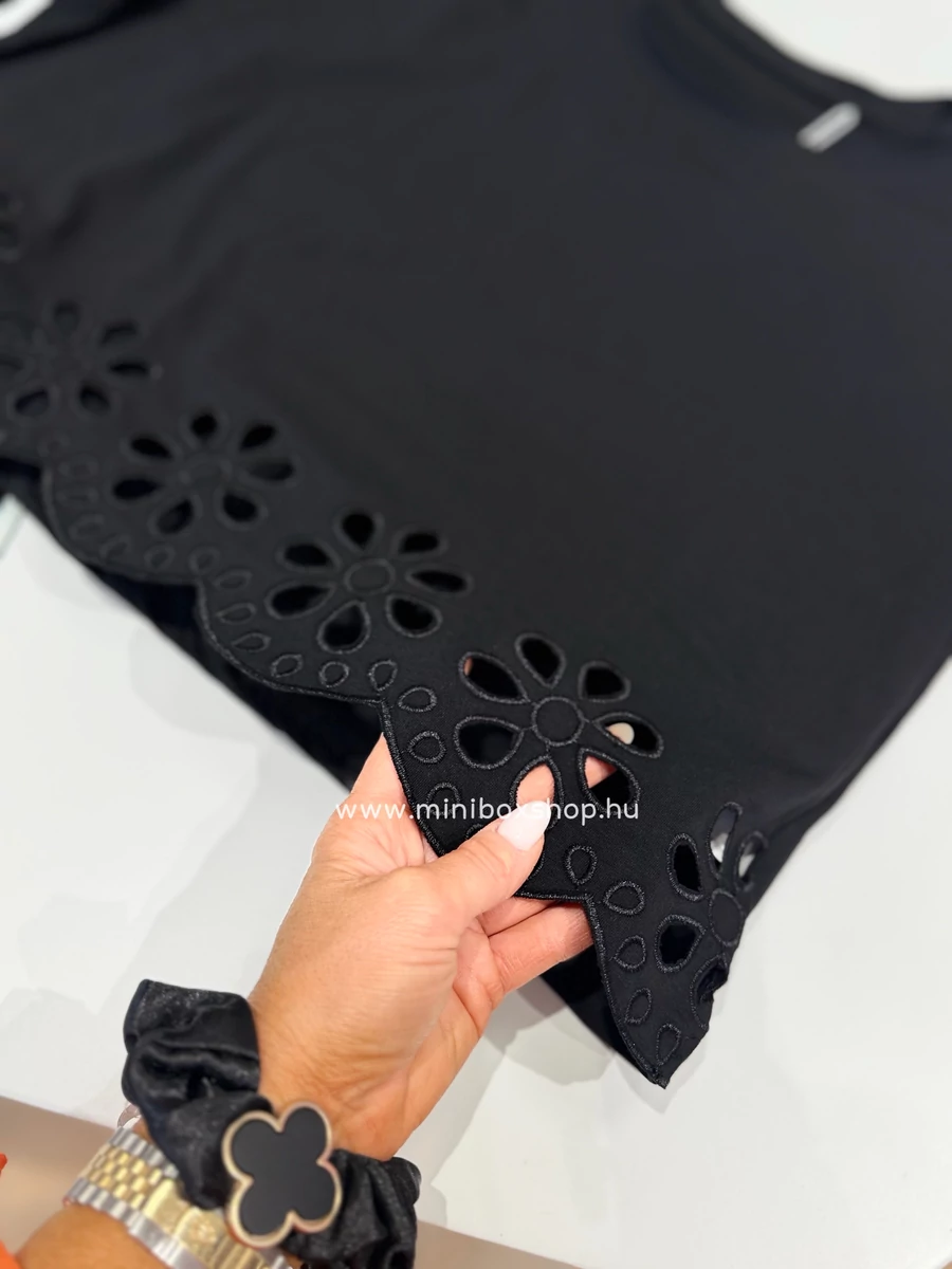 MARGARETA crop pamutfelső