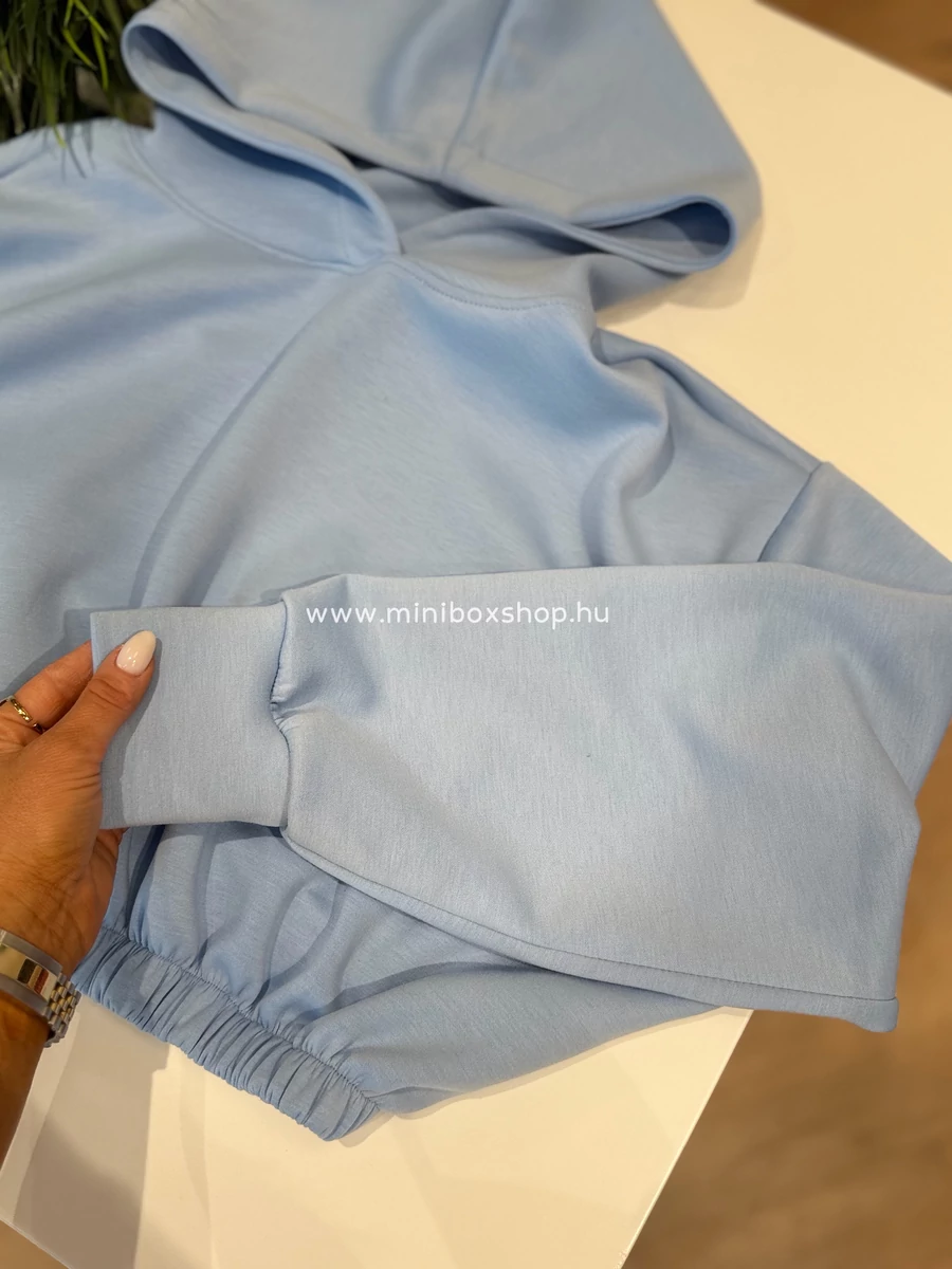 TINA crop pulóver kapucnival