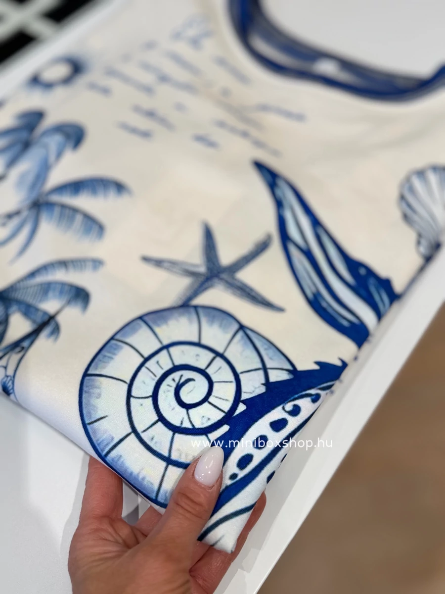 MEDITERRAN mintás felsőrész