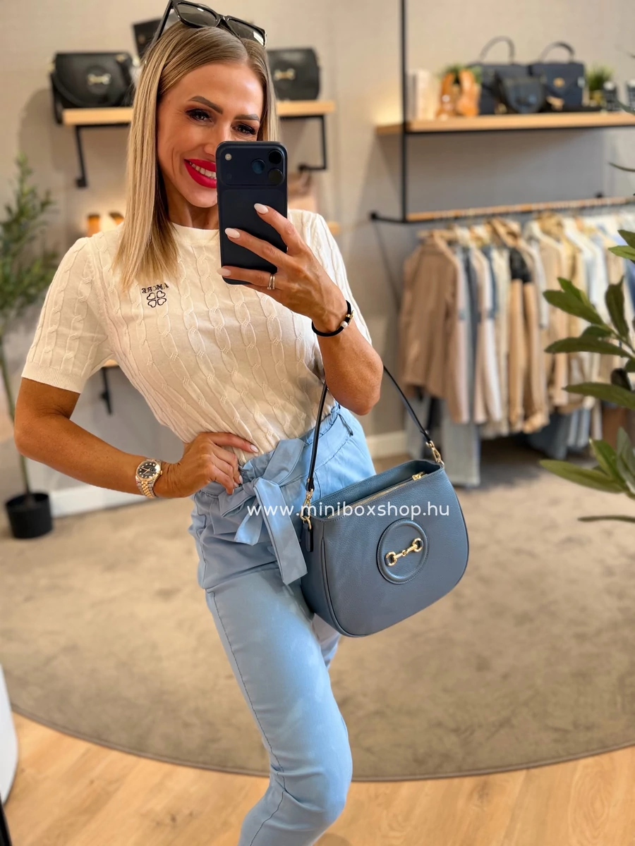 AMORE csavartmintás felső