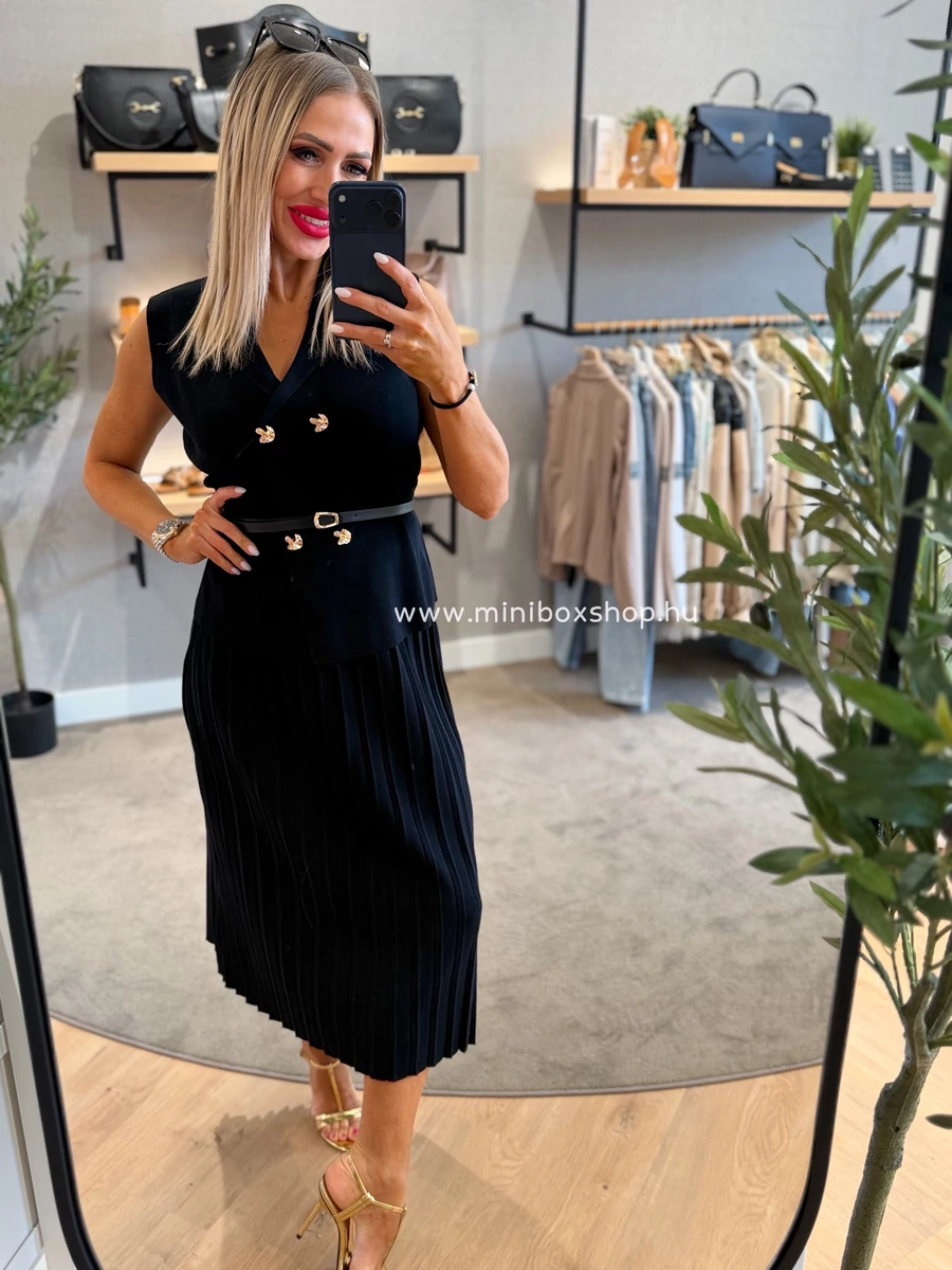 NETTI kétrészes szett - övvel