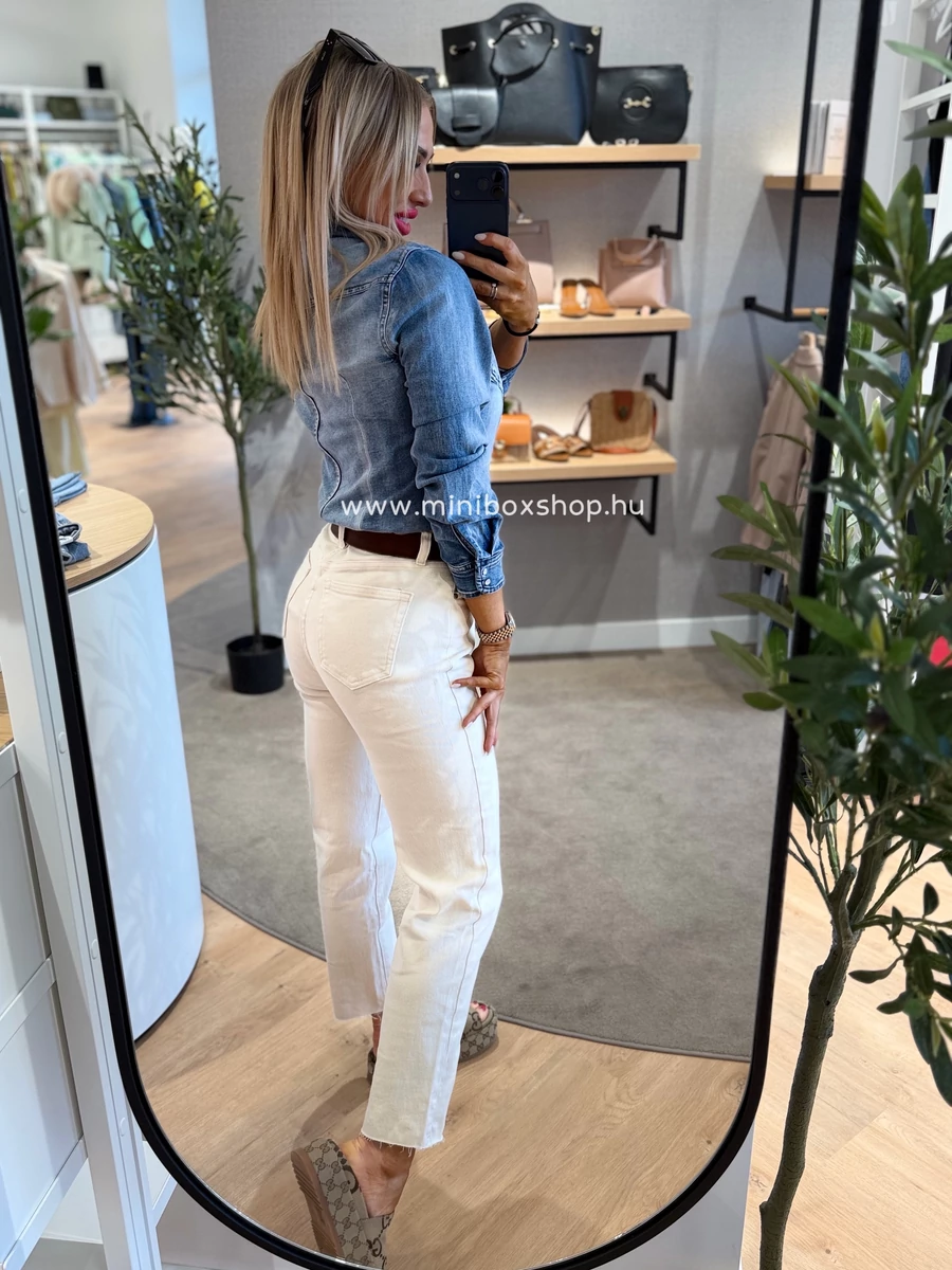 PASSIO MOM NUDE farmernadrág