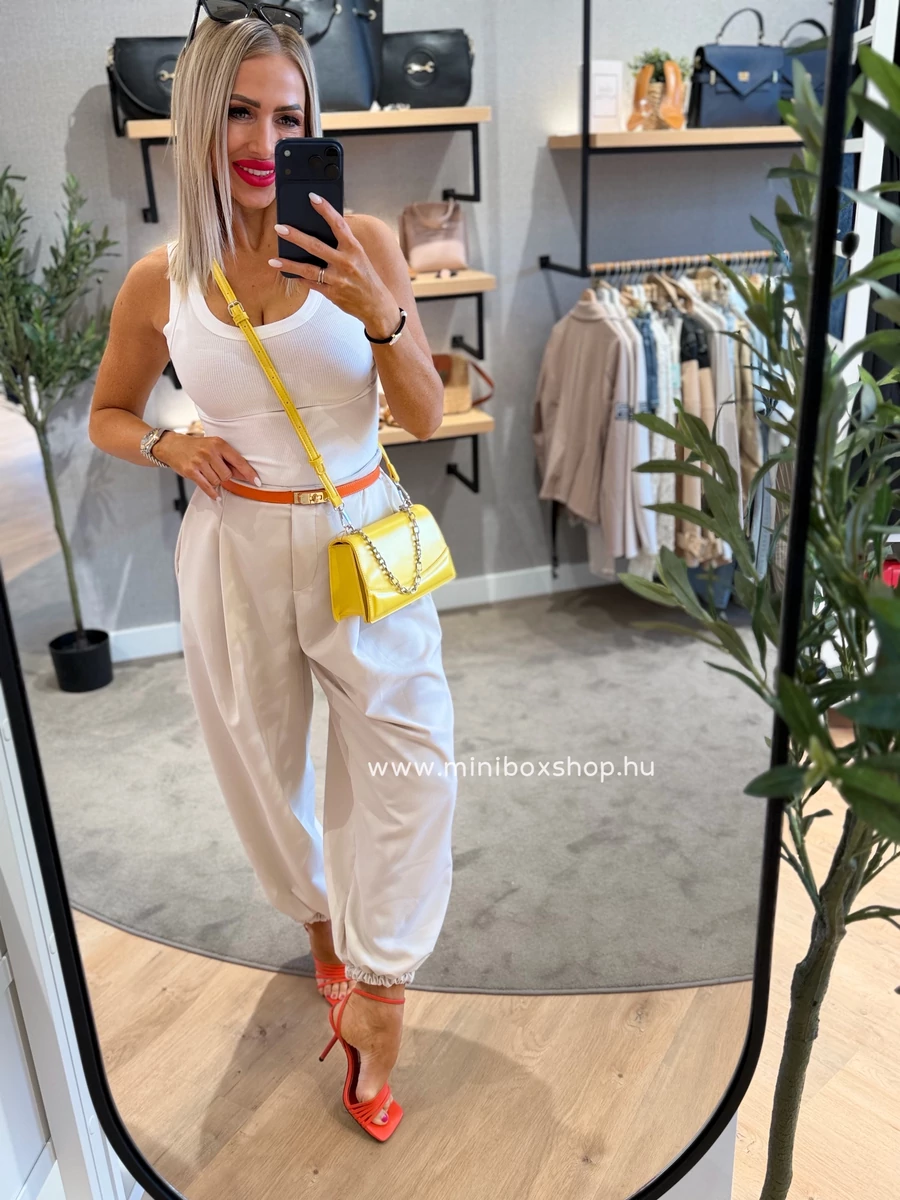 JASMIN gumis derekú/szárú nadrág