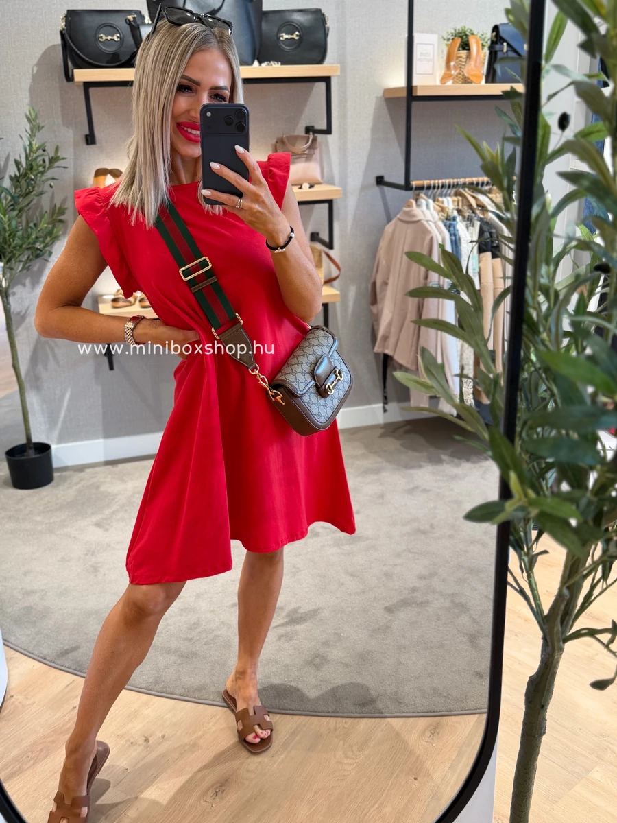 OLÍVIA fodros ujjatlan ruha