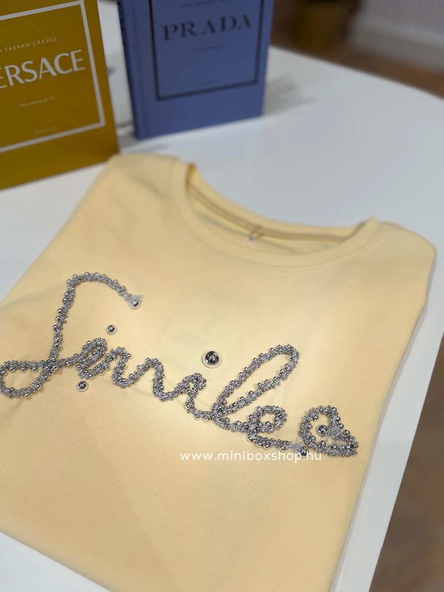 SMILE gyöngyös pamutfelső