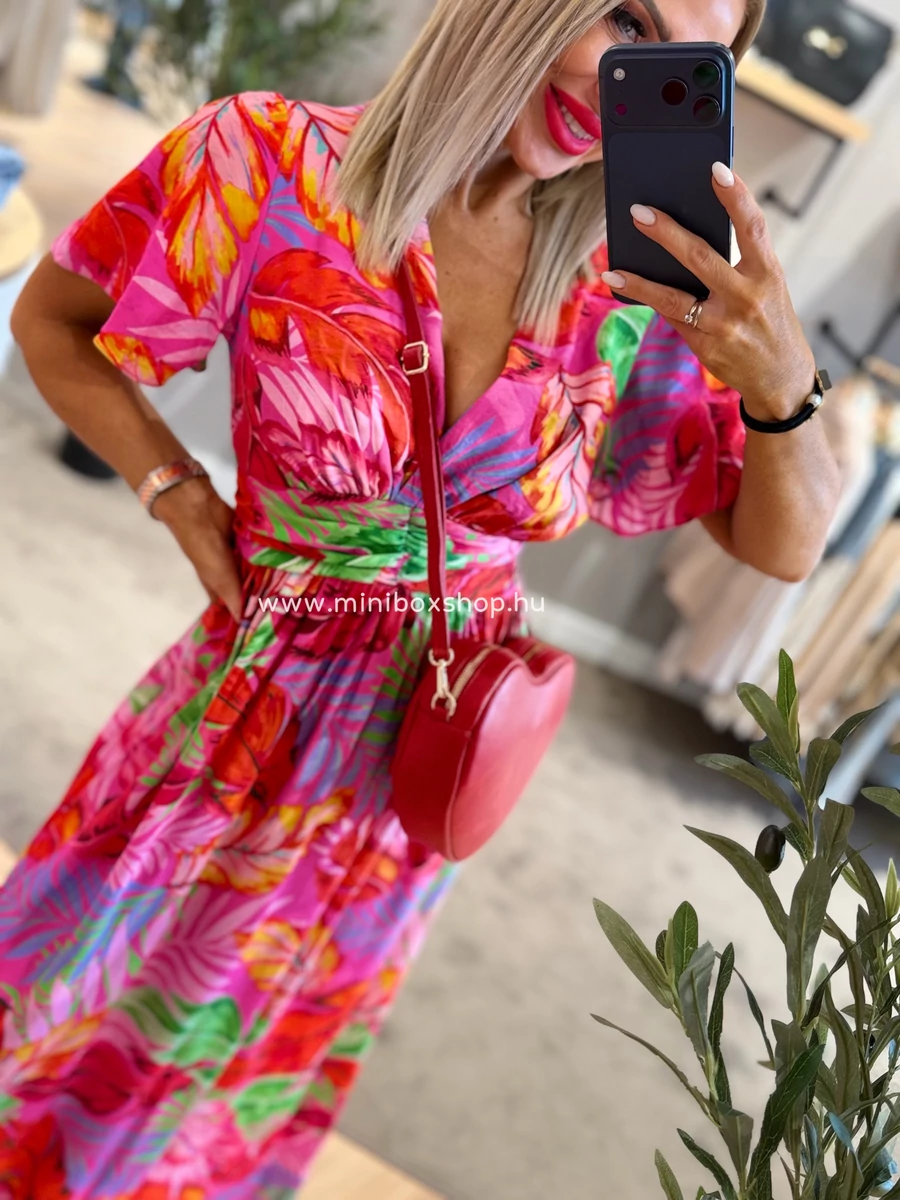 SUNSET maxiruha - mell alatt gumirozással