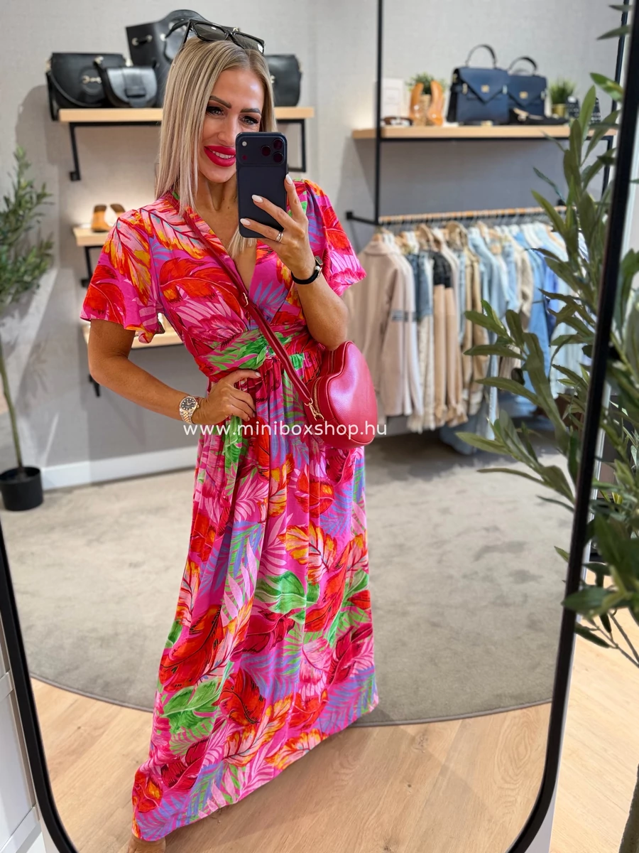 SUNSET maxiruha - mell alatt gumirozással