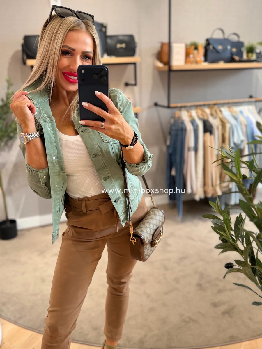 ANNA elasztikus farmerkabát