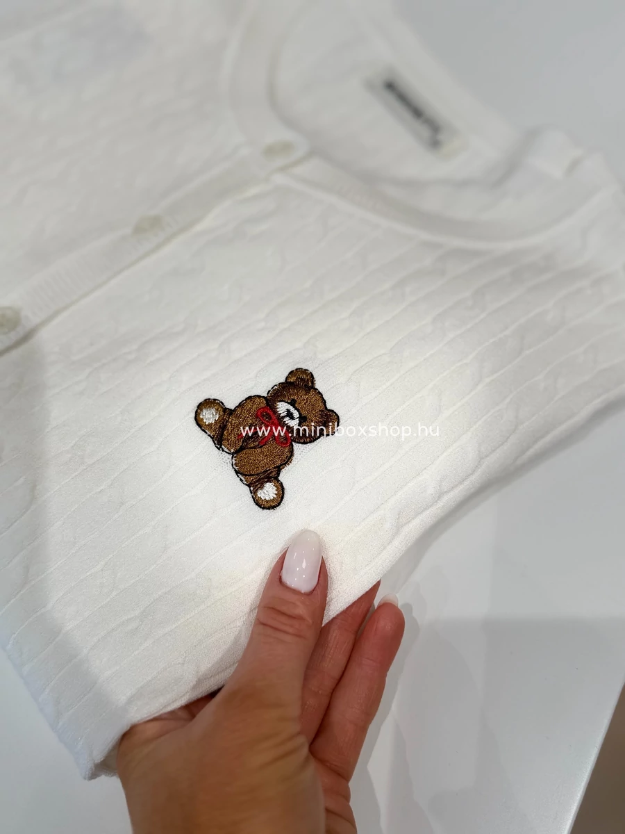 TEDDY csavartmintàs tavaszi kardigán