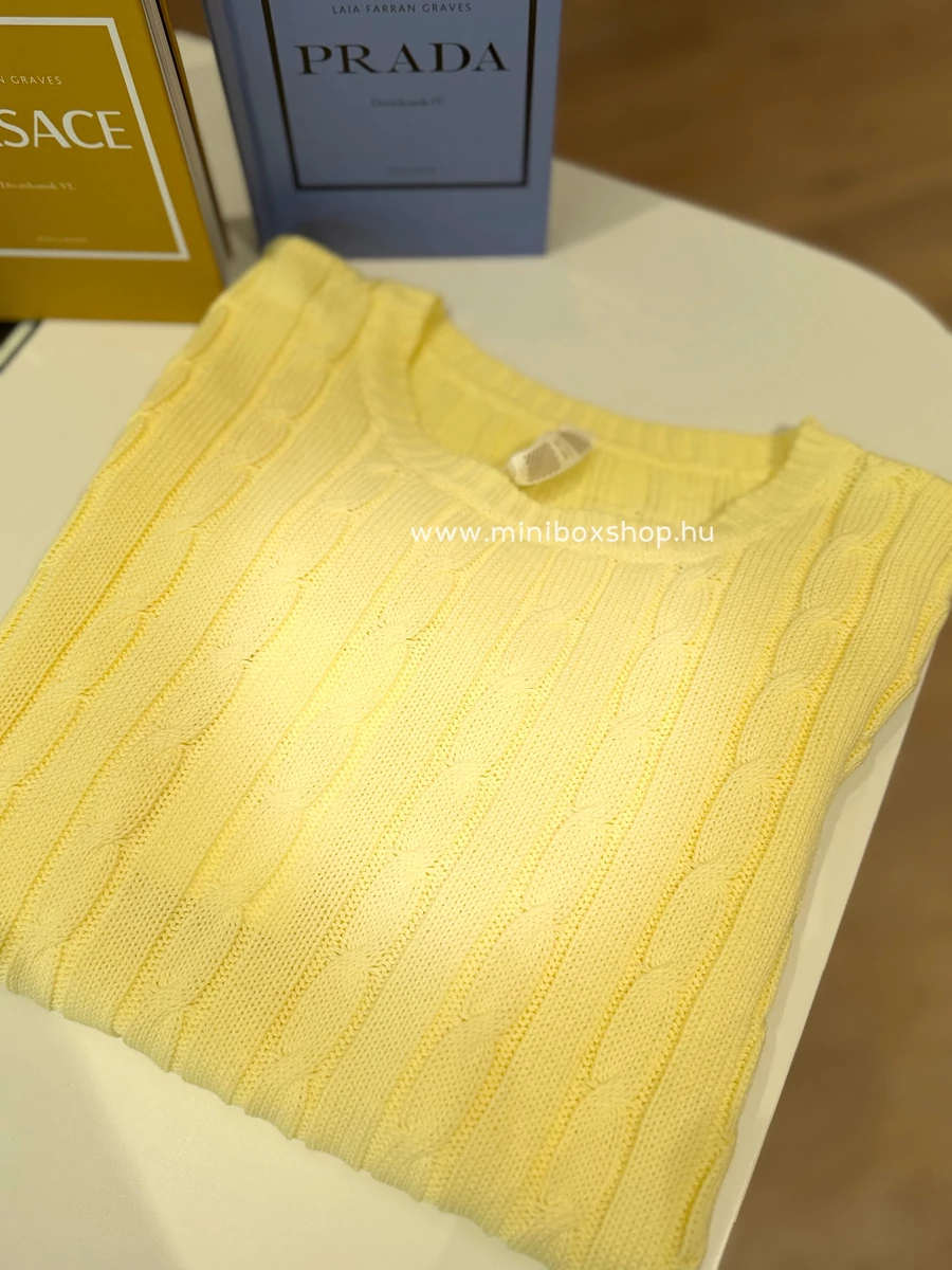 LINA csavartmintás felső - 100% pamut