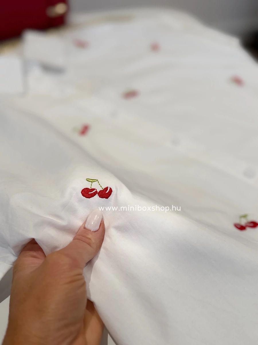 CHERRY hímzett ing