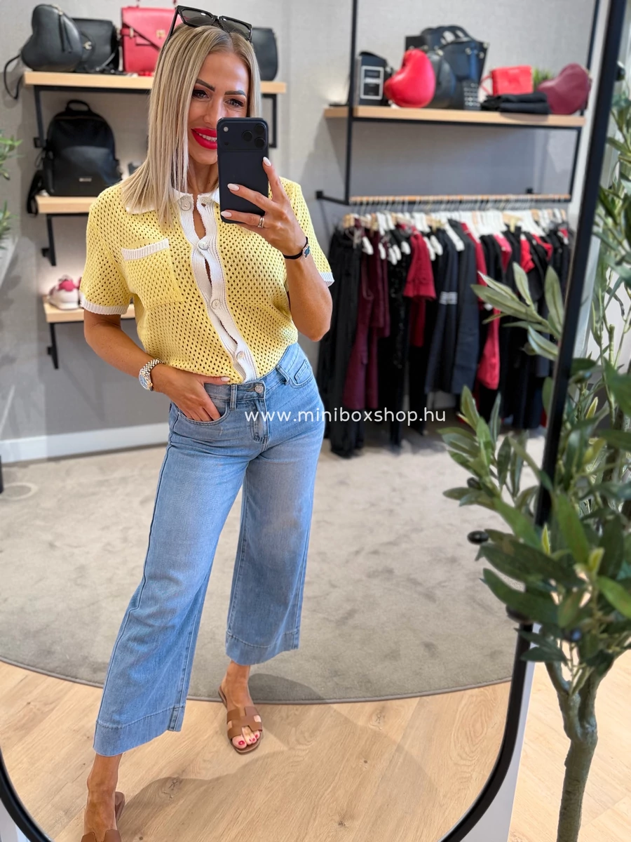 ESZTI horgolt kardigánfelső