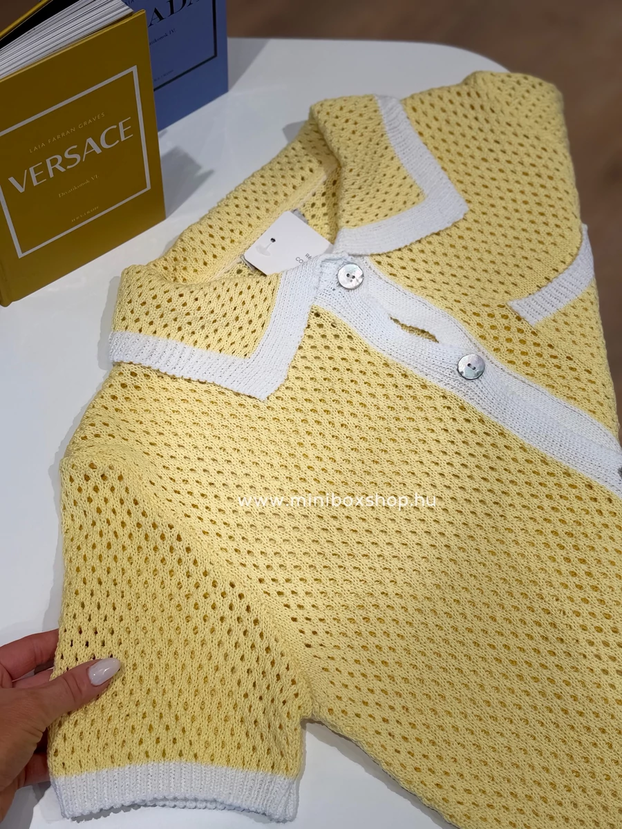 ESZTI horgolt kardigánfelső