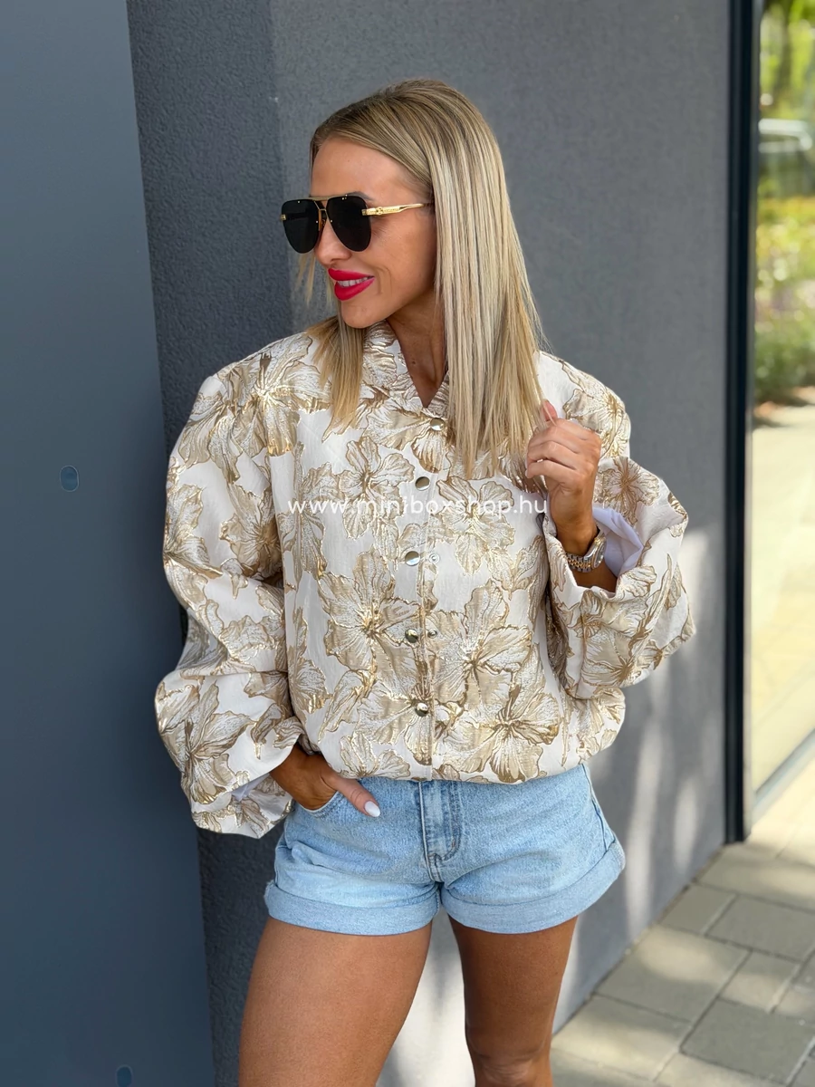 LIA kagylófényű kabátka