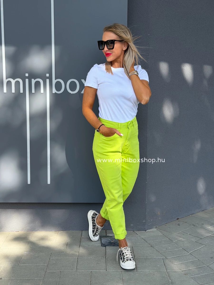 EDA Neon MOM farmernadrág