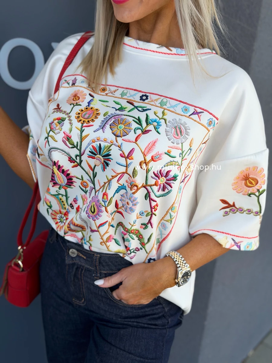 KALOCSAI mintás felsőrész