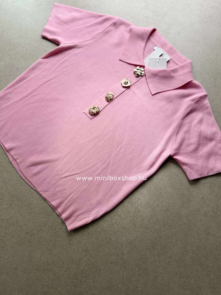 GERDA galléros kardigánfelső - extra gombokkal