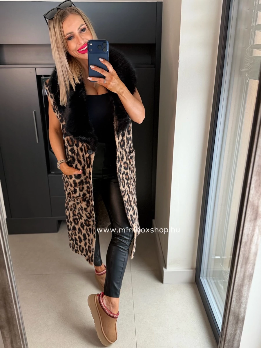 LEO mellény - puha szőrmével