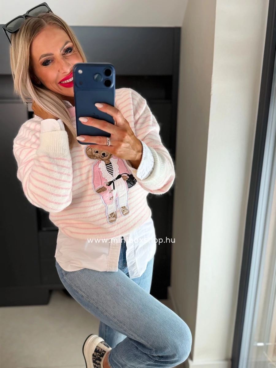 STEFFI Teddy extra puha pulóver