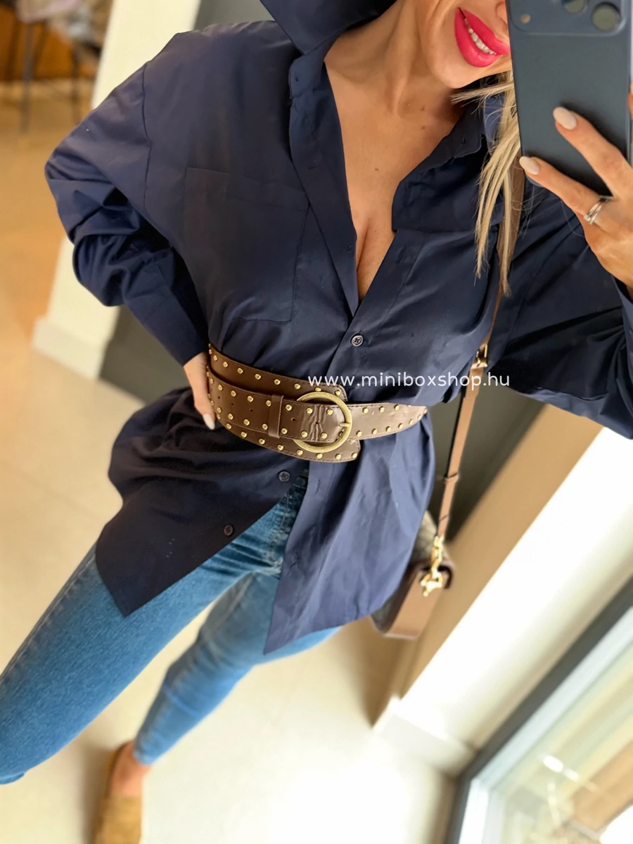 ESSA mélykék pamuting - derékövvel