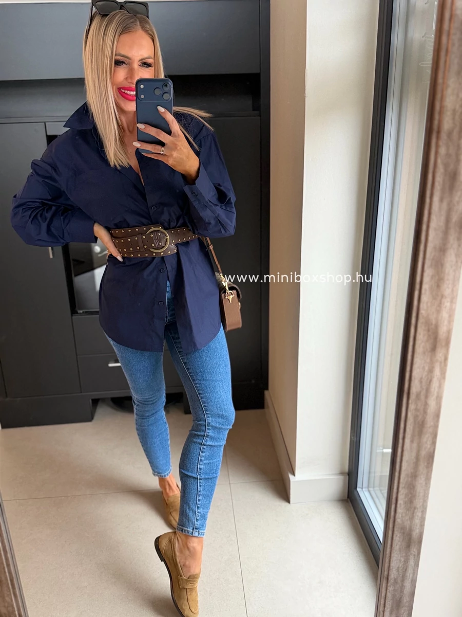 ESSA mélykék pamuting - derékövvel