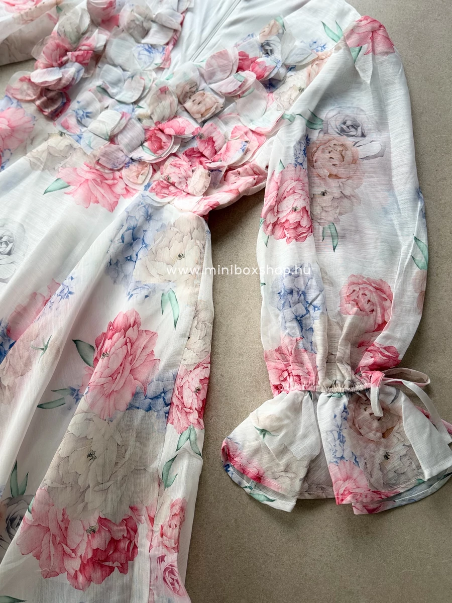 PEONIE kétrétegű mintás ruha