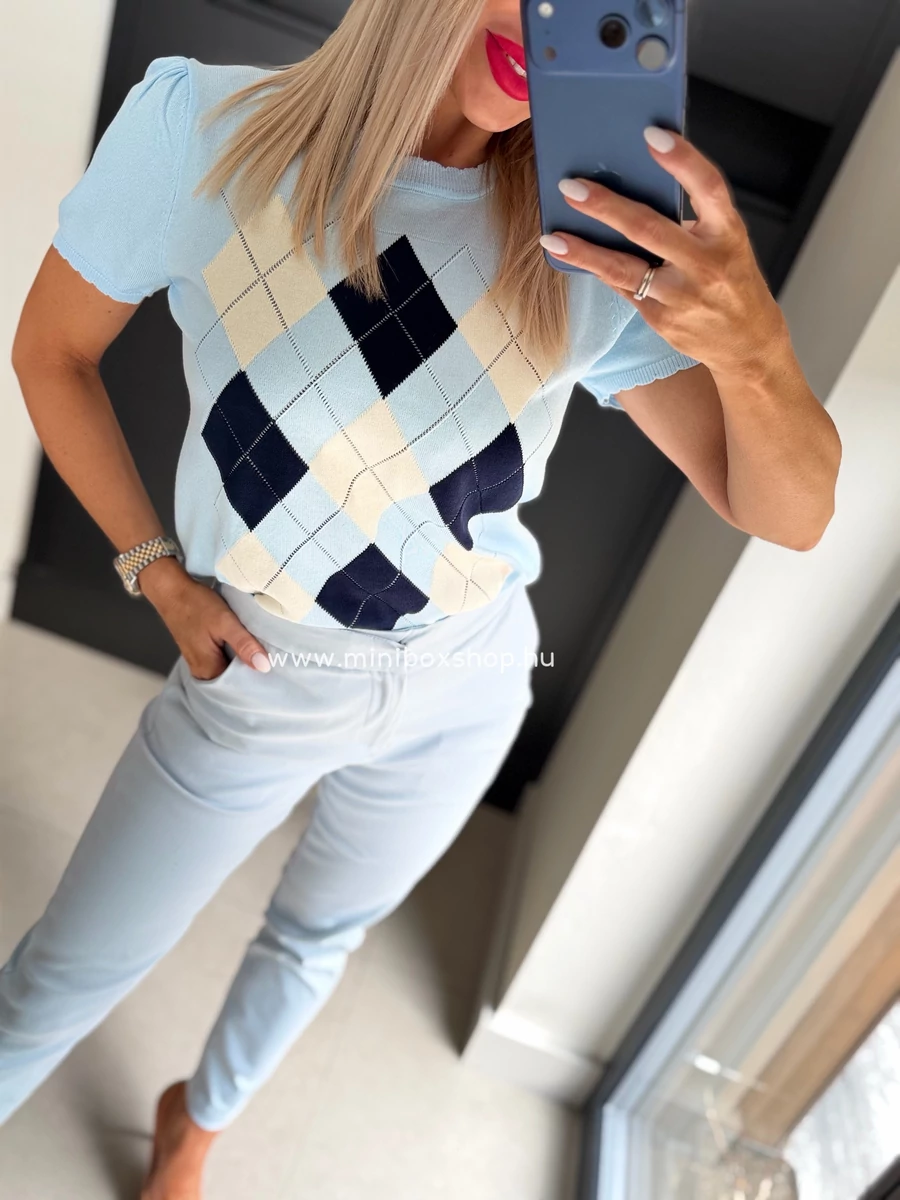 TINA tavaszi felső - kárókockával