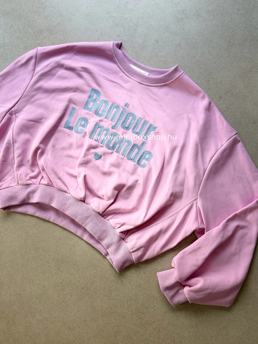 BONJOUR pamutpulóver