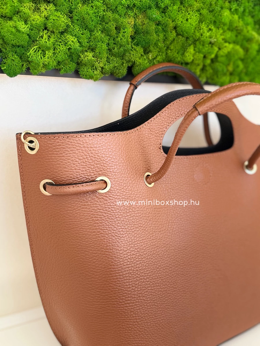 HENI nagyterű táska - valódi marhabőrből