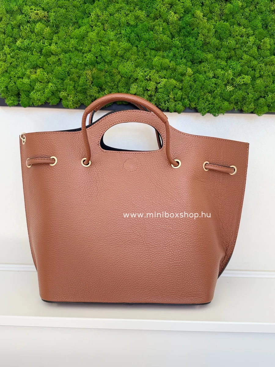 HENI nagyterű táska - valódi marhabőrből