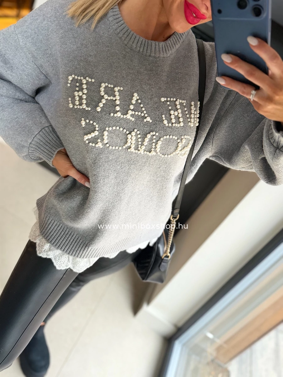 REDLY Fall gyöngyös tunika