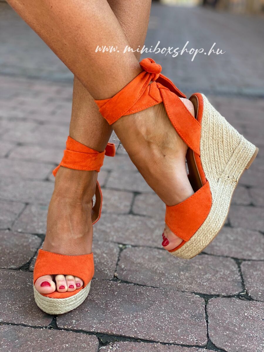 WEDGE Sandal - Orange Love